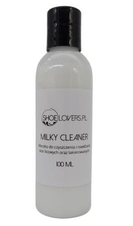 milky cleaner mleczko czyszczace skora lakierowana licowa buty torebki galanteria pielegnacja obuwia preparat kosmetyk czyszczenie zabrudzen polysk ochrona material powierzchnia akcesoria modowe sneaker care leather cleaner shoe care produkt Shoelovers.pl