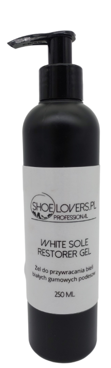 White sole restorer gel żel do wybielania gumowych białych podeszw podeszew spodów 250 ml shoelovers