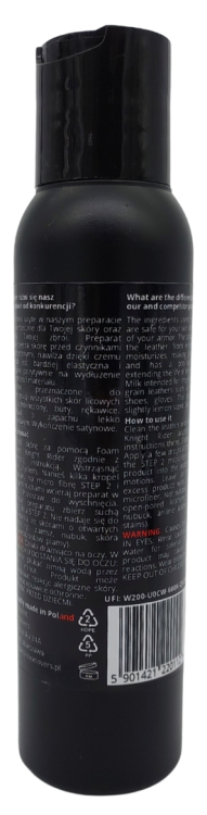 Leather conditioner knight Rider made in poland 100 ml dozownik odżywka do skór naturalnych licowych
