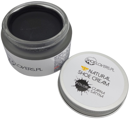 shoelovers shoelovers.pl shoe lovers pl Natural Shoe Cream krem do butów czarna satyna black satin 50ml 2.png