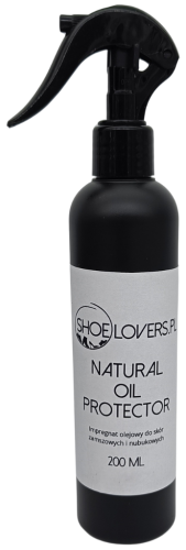 natural oil protector impregnat zamsz nubuk welur pielegnacja obuwia suede nubuck protector ochrona przed wilgocia odzywienie skory renowacja buty trekkingowe outdoor suede care preparat bezbarwny impregnacja premium Shoelovers.pl