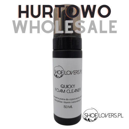 quicky foam cleaner pianka czyszczenia butow torebek kurtki tapicerki sneaker cleaning foam pielęgnacja obuwia sportowego skora tekstylia canvas renowacja odswiezanie usuwanie zabrudzen akcesoria shoe care premium preparat Shoelovers.pl profesjonalny