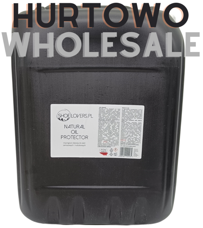 natural oil protector impregnat skora zamsz nubuk welur pielegnacja obuwia suede nubuck protector natluszczanie ochrona przed wilgocia odzywienie renowacja buty trekkingowe outdoor suede care refill 1000ml profesjonalny preparat Shoelovers.pl