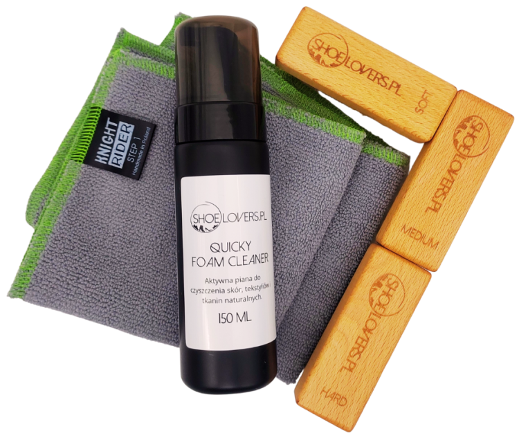 zestaw do czyszczenia sneakersow sneaker cleaning kit pielęgnacja obuwia sportowego czyszczenie trampek buty streetwear akcesoria szczotka preparat foam cleaner renowacja podeszwy odswiezanie sneaker care premium Shoelovers.pl profesjonalny produkt