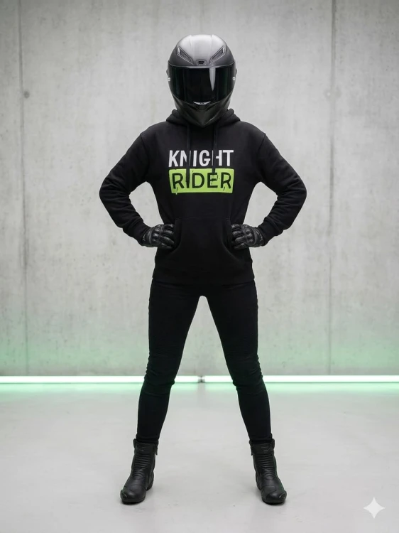 Knight rider bluza damska unisex XS S M L XL XXL XXXL 2XL 3XL czarna zielona fluo Knightrider Short crazy sexy